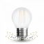 LED Filament matt dekor izzó - G45 - 4W - E27 - meleg fehér