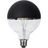 LED izzó E27 G125 fekete-tükör fedéssel