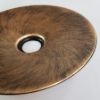 Fém Lámpabúra 260mm x 50mm rozsda sárgaréz szín