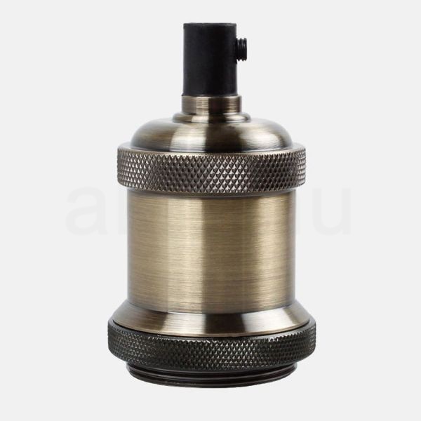 Edison izzó foglalat antik bronz kivitel - E27