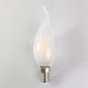LED opál filament dekor izzó - C35L - 6 watt