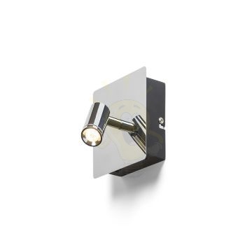 Kép TIARA fali lámpa króm 230V LED 2x3W 25° 3000K