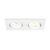 Kép PASADENA GU10 SQ II süllyesztett lámpa fehér  230V LED GU10 2x7W