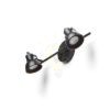 Kép ROSITA II fali lámpa fekete/aranysárga 230V LED GU10 2x9W