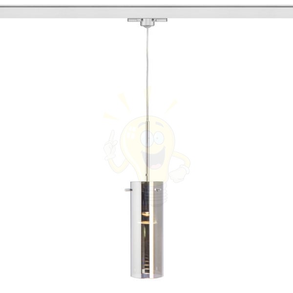 Kép SANSSOUCI háromfázisú áramkörös sínre  krómozott üveg 230V LED E27 15W