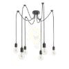 Kép CINDY VI függő lámpa fekete  230V LED E27 6x15W