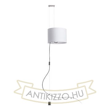 Kép BROADWAY állítható magasságú függeszték fehér króm 230V LED E27 15W