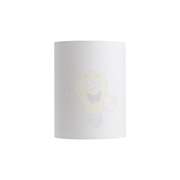 Kép RON 15/20 lámpabúra  Polycotton fehér/fehér PVC  max. 28W