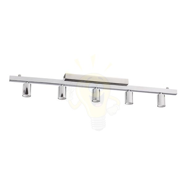 Kép RALLONG V mennyezeti lámpa alap  króm 230V LED E27 5x15W