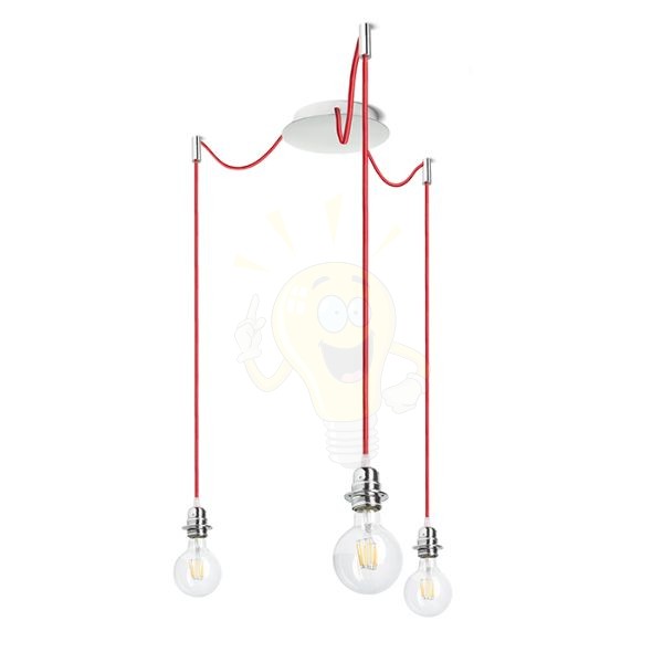 Kép KOMBIX 3 függesztő készlet KA+PK+KF   230V LED E27 3x15W