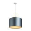 Kép RON 40/25 lámpabúra  Monaco benzin kék/ezüst PVC  max. 23W