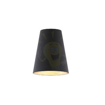 Kép CONNY 25/30 asztali lámpaernyő Polycotton fekete/réz fólia max. 23W