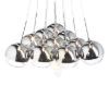 Kép ASTRAL függő lámpa krómozott üveg/tiszta üveg 230V/12V G4 10x20W