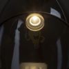 BELLINI LED függő lámpatest fekete füstüveg búrával
