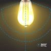 ST64 4watt retro izzó LED, antikolt 200LM