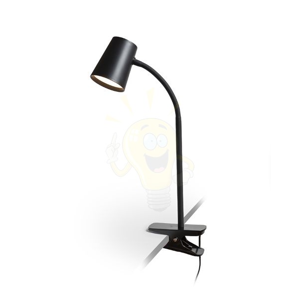 VERINA DIMM csiptetővel fekete  230V LED 4.5W 100°  3000K