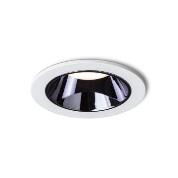 ANSEL süllyesztett lámpa fehér fekete króm 230V LED 12W 60°  3000K