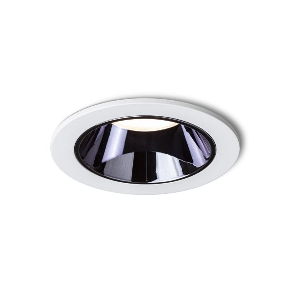 ANSEL süllyesztett lámpa fehér fekete króm 230V LED 12W 60°  3000K