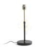 EMMETT asztali lámpatest fekete antikolt sárgaréz 230V LED E27 15W