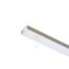 LED PROFILE G felületre szerelhető 1m fehér matt akrilát/alumínium 