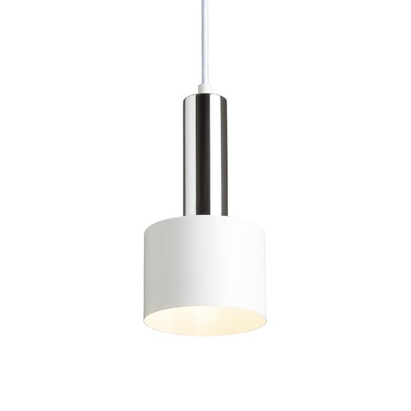 GIULIA 12 függő lámpa fehér króm 230V LED E27 11W