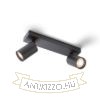 DUDE II felületre szerelhető fekete 230V LED GU10 2x9W
