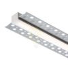 LED PROFILE B süllyesztett 1m  alumínium/tej akril 