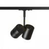 BEEBA II egyfázisú áramkörös sínre fekete  230V LED GU10 2x8W