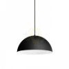 MONROE 40 függő lámpa matt fekete/fehér  230V LED E27 30W