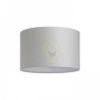 RON 40/25 lámpabúra  Chintz világosszürke/fehér PVC  max. 23W