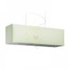 LOPE 80/23 lámpabúra  Chintz menta/ezüst fólia  max. 23W
