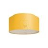 DOUBLE 55/30 lámpabúra  Chintz sárgabarack/fehér PVC  max. 23W