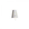 CONNY 25/30 asztali lámpaernyő Polycotton fehér/fehér PVC max. 23W