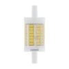 OSRAM LINE 78mm DIMM  világos 230V R7s LED EQ100  2700K