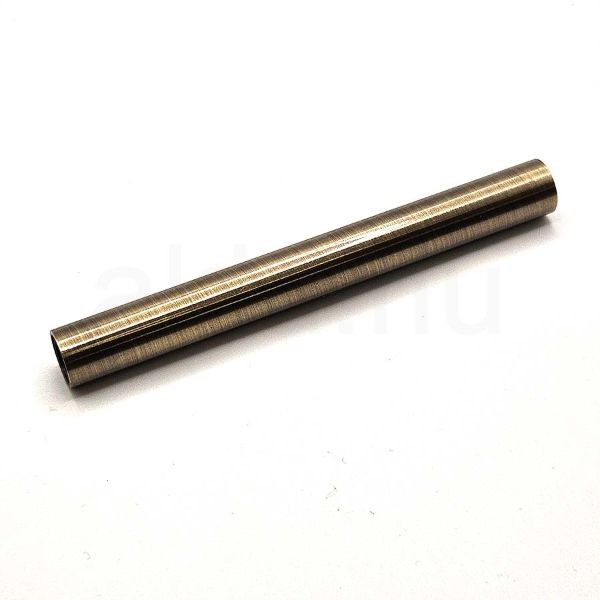 Antik bronz cső két végén belső menettel - 10cm